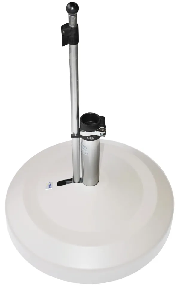 Schirmst�nder LIRO �Midi 60K Kunststoff� mit Rollen, leichtes Bewegen Parasol Ba
